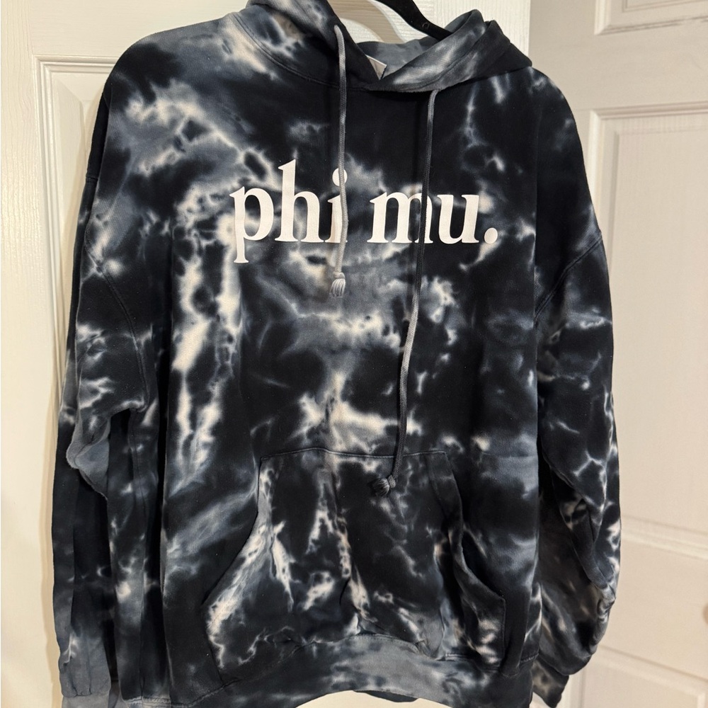Phi Mu tie die hoodie